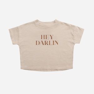 Rylee + Cru Hey Darlin’ Boxy Tee Size 0-3M